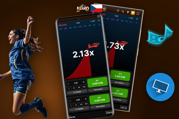 Přechod z Aviator dema na hru o peníze – vklad a přihlášení v Lizaro Casino