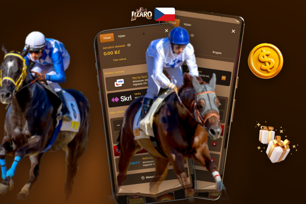 Pokladna Lizaro Casino se zvýrazněným polem pro promo kód a aktivaci bonusu