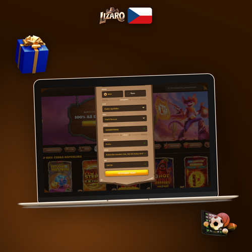 Lizaro Casino registrace na notebooku i mobilu — otevřete si herní účet snadno